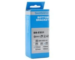 Shimano ES51 Octalink V2 Spline Bottom Bracket (Black) (BSA) (73mm) (113mm) -Bicycle Parts Store ebbes51c13 1