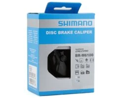 Shimano Deore BR-M6100 Disc Brake Caliper (Black) (2-Piston) (Hydraulic) (Front Or Rear) (Post Mount) (No Adapter) -Bicycle Parts Store ebrm6100mpmx 2