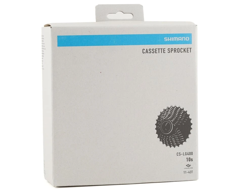 Shimano CS-LG400 Linkglide Cassette (Silver) (10 Speed) (11-43T) (Shimano/SRAM) 4 Shimano CS-LG400 Linkglide Cassette (Silver) (10 Speed) (11-43T) (Shimano/SRAM) - Image 2