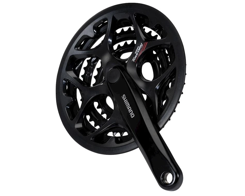 Shimano Tourney FC-A073 Crankset (Black) (3 X 7/8 Speed) (Square Taper) (170mm) (50/39/30T) (Riveted) (w/ Chain Guard) 4 Shimano Tourney FC-A073 Crankset (Black) (3 X 7/8 Speed) (Square Taper) (170mm) (50/39/30T) (Riveted) (w/ Chain Guard) - Image 2