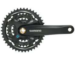 Shimano Altus FC-M311 Crankset (Black) (3 X 7/8 Speed) (Square Taper) (170mm) (42/32/22T) (Riveted)