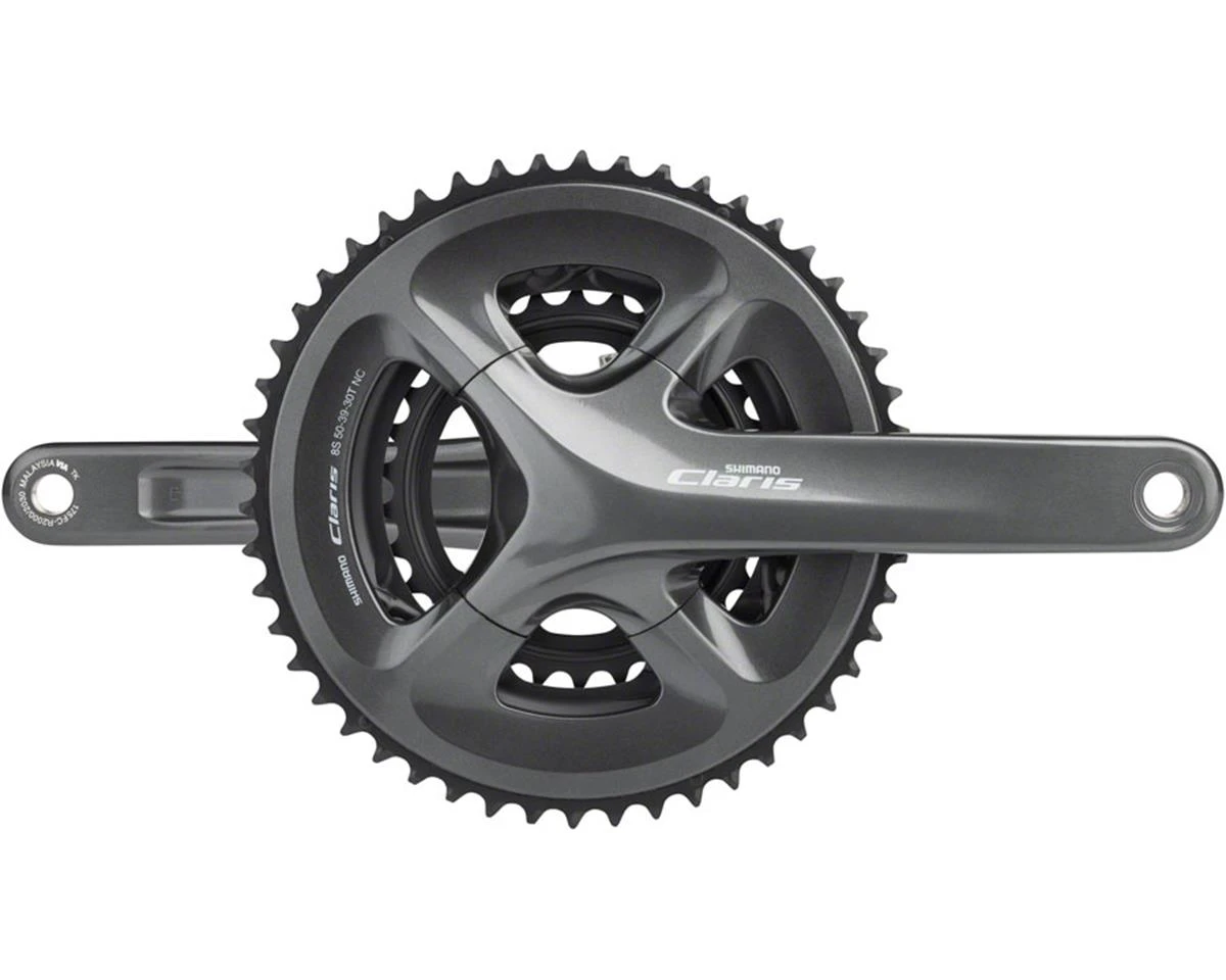 Shimano Claris FC-R2030 Crankset (Black) (3 X 8 Speed) (Hollowtech II) (170mm) (50/39/30T) (110/74 BCD) 3 Shimano Claris FC-R2030 Crankset (Black) (3 X 8 Speed) (Hollowtech II) (170mm) (50/39/30T) (110/74 BCD)