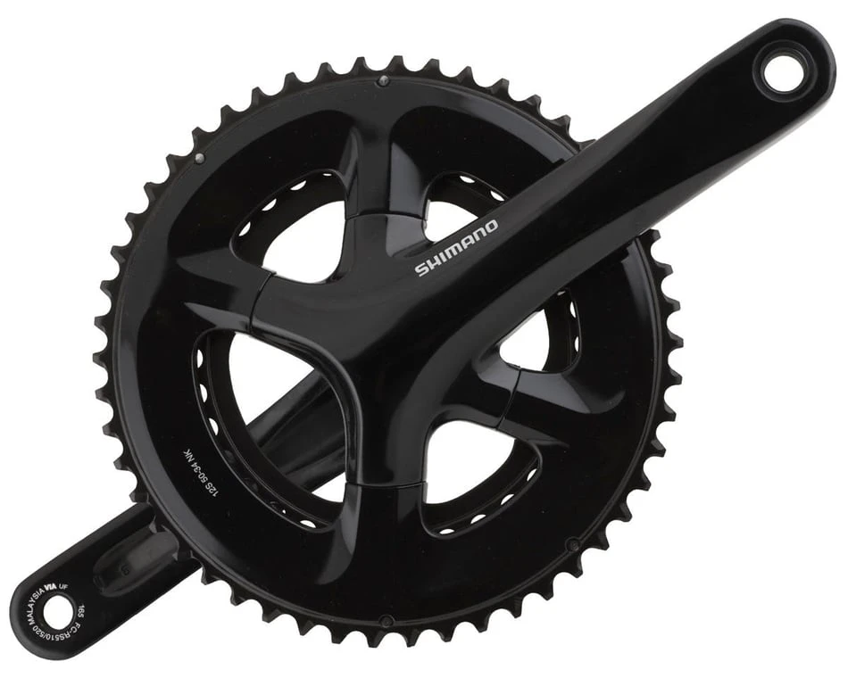 Shimano FC-RS520 Crankset (Black) (2 X 12 Speed) (165mm) (50/34T) 3 Shimano FC-RS520 Crankset (Black) (2 X 12 Speed) (165mm) (50/34T)
