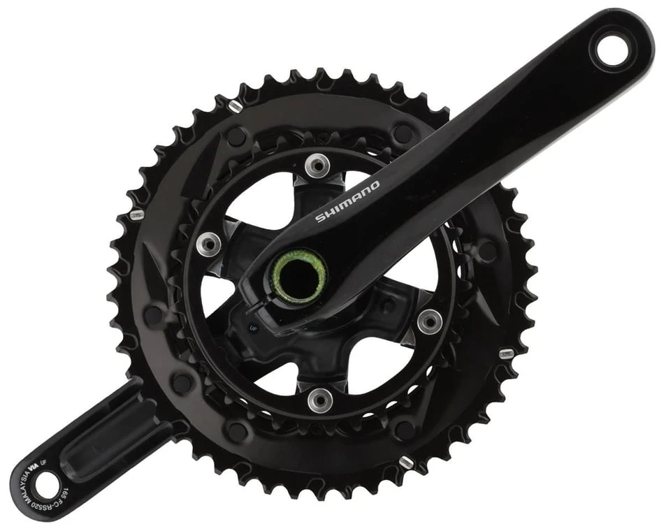 Shimano FC-RS520 Crankset (Black) (2 X 12 Speed) (165mm) (50/34T) 4 Shimano FC-RS520 Crankset (Black) (2 X 12 Speed) (165mm) (50/34T) - Image 2