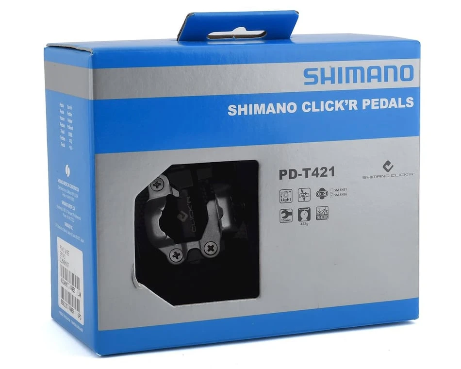 Shimano Click'r PD-T421 SPD Pedals (Black) 6 Shimano Click'r PD-T421 SPD Pedals (Black) - Image 4