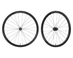 Shimano Dura-Ace WH-R9270-C36-TL Wheels (Blac (Shimano 12 Speed Only) (Wheelset) (12 X 100, 12 X 142mm) (700c / 622 ISO) (Centerlock) (Tubeless)