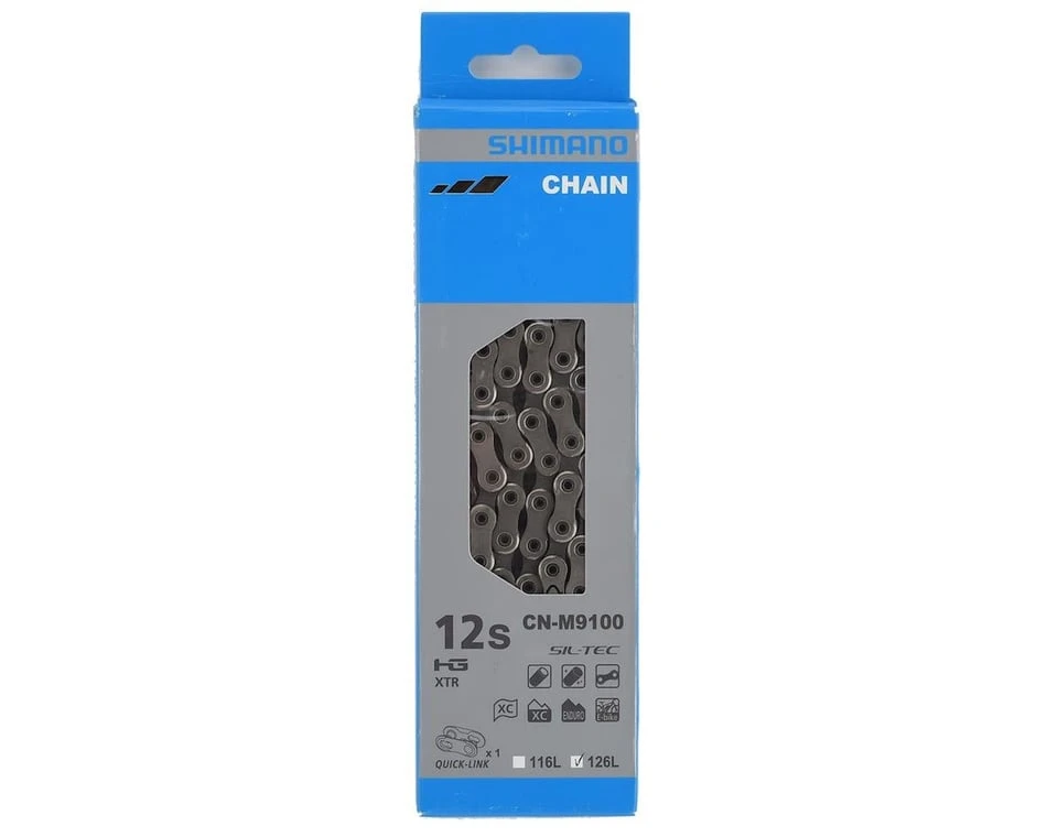 Shimano XTR/Dura Ace M9100 Chain (Silver) (12 Speed) (126 Links) 4 Shimano XTR/Dura Ace M9100 Chain (Silver) (12 Speed) (126 Links) - Image 2