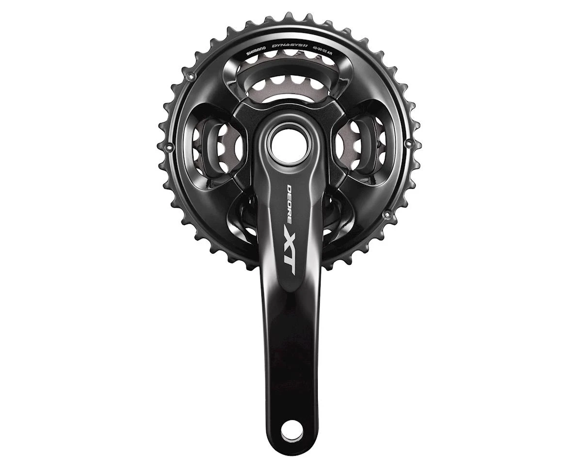 Shimano Deore XT M8000-3 Crankset (Black) (3 X 11 Speed) (170mm) (40/30/22T) 3 Shimano Deore XT M8000-3 Crankset (Black) (3 X 11 Speed) (170mm) (40/30/22T)