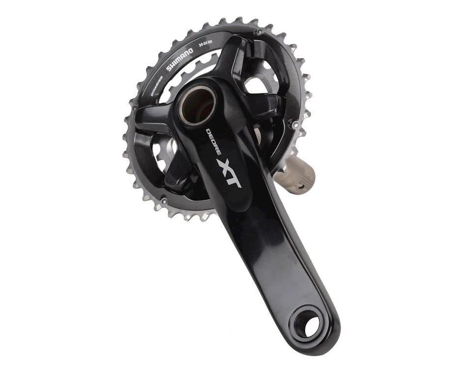 Shimano Deore XT M8000-2 Crankset (Black) (2 X 11 Speed) (175mm) (34/24T) 4 Shimano Deore XT M8000-2 Crankset (Black) (2 X 11 Speed) (175mm) (34/24T) - Image 2