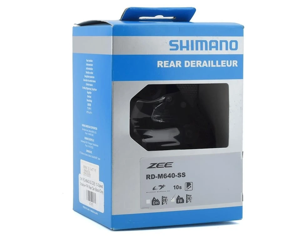 Shimano ZEE RD-M640 Rear Derailleur (Black) (10 Speed) (Short Cage) (SSW/Free-Ride) (SS) (Shadow Plus) 4 Shimano ZEE RD-M640 Rear Derailleur (Black) (10 Speed) (Short Cage) (SSW/Free-Ride) (SS) (Shadow Plus) - Image 2