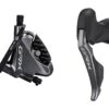 Shimano GRX Di2 ST-RX815 Hydraulic Disc Brake/Shift Lever Kit (Black) (Left) (Flat Mount) (2x) (Caliper Included) (Electronic) 2 Shimano GRX Di2 ST-RX815 Hydraulic Disc Brake/Shift Lever Kit (Black) (Left) (Flat Mount) (2x) (Caliper Included) (Electronic) -Bicycle Parts Store irx815dlf6sc100