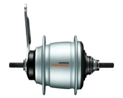 Shimano C6001 Nexus Internally Geared Rear Hub W/ Coaster Brake (Silver) (Internal 8 Speed) (3/8" X 132mm) (36H)