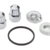 Shimano Rear Hub Nuts, Cog Snap Ring, & Non-Turn Washers (Alfine And Nexus) (For Track Type Dropouts) -Bicycle Parts Store isms7050004