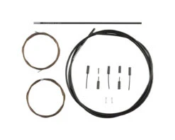 Shimano Dura-Ace R9100 SP41 Polymer-Coated Derailleur Cable Set (Black) (1.2mm) (1800/2100mm) (Cables & Housing)