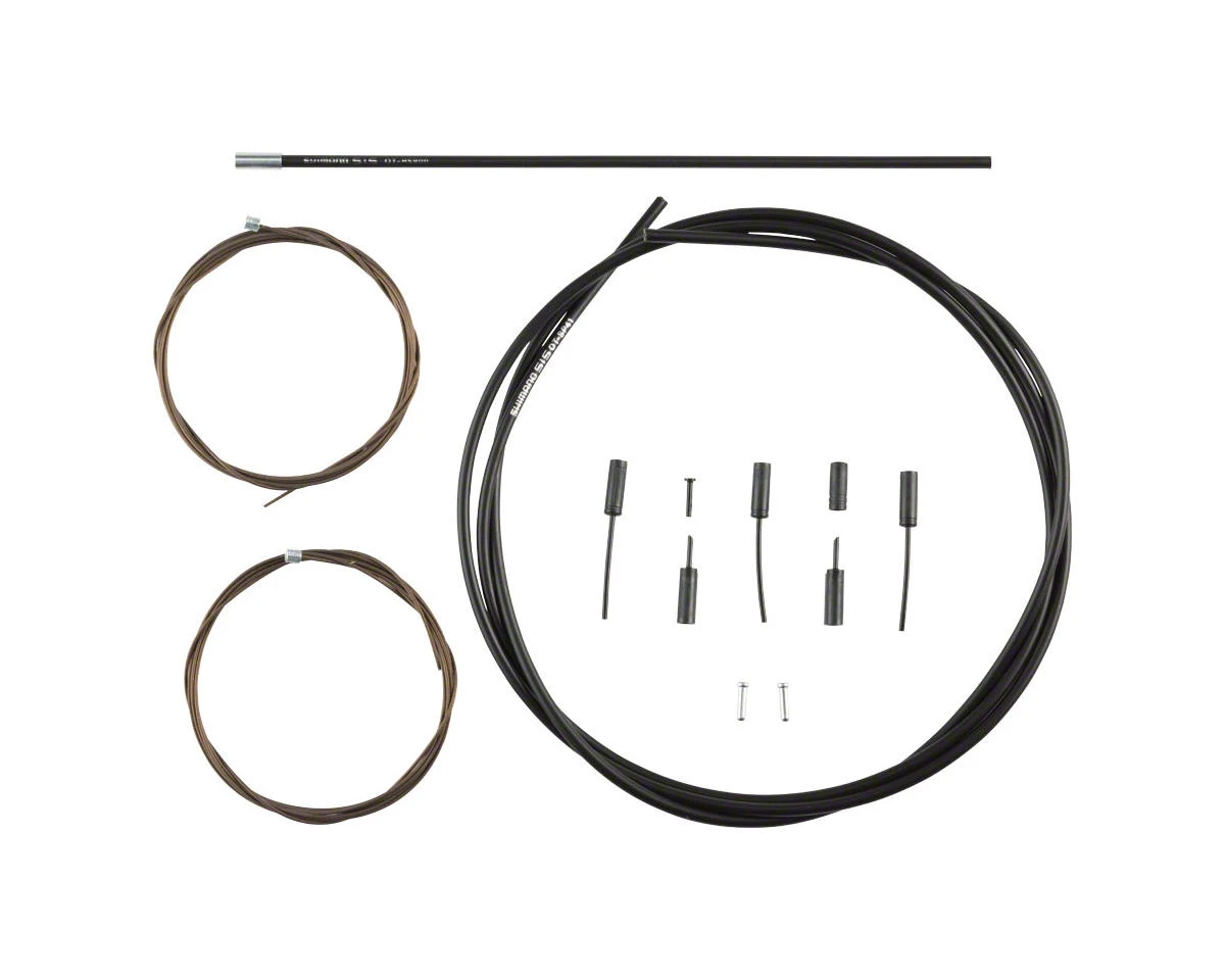 Shimano Dura-Ace R9100 SP41 Polymer-Coated Derailleur Cable Set (Black) (1.2mm) (1800/2100mm) (Cables & Housing) 3 Shimano Dura-Ace R9100 SP41 Polymer-Coated Derailleur Cable Set (Black) (1.2mm) (1800/2100mm) (Cables & Housing)