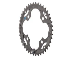 Shimano Alivio M415 Chainrings (Black/Silver) (3 X 7/8 Speed) (104mm BCD) (Outer) (42T)