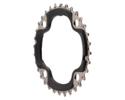SCRATCH & DENT: Shimano Deore LX T671 Chainring (Black) (3 X 10 Speed) (64/104mm BCD) (Middle) (32T)
