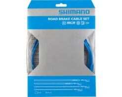 Shimano Road PTFE Brake Cable & Housing Set (Blue) (1.6mm) (1000/2050mm)