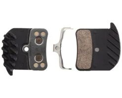 Shimano Disc Brake Pads (Metal) (w/ Cooling Fins) (H03C) (Shimano Deore XT/Saint) (1 Pair)